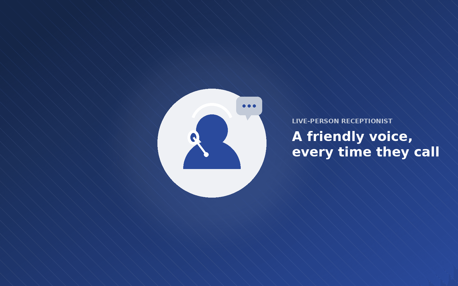 Live-Person Virtual Receptionist